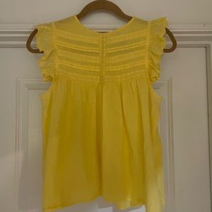 Urban Outfitters yellow blouse